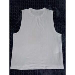 ALO Mens Conquer Muscle Tank in Gray sleeveless top Size Large